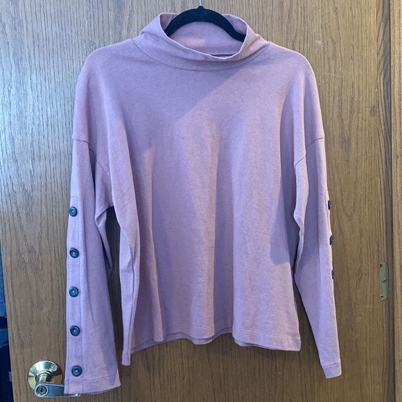 โจHPโจMadewell Button-Sleeve Turtleneck - Picture 2 of 6